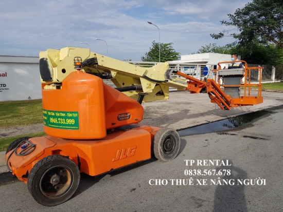 14m làm việc dạng cần chữ Z Boomlift chạy điện JLG E400 AJPN