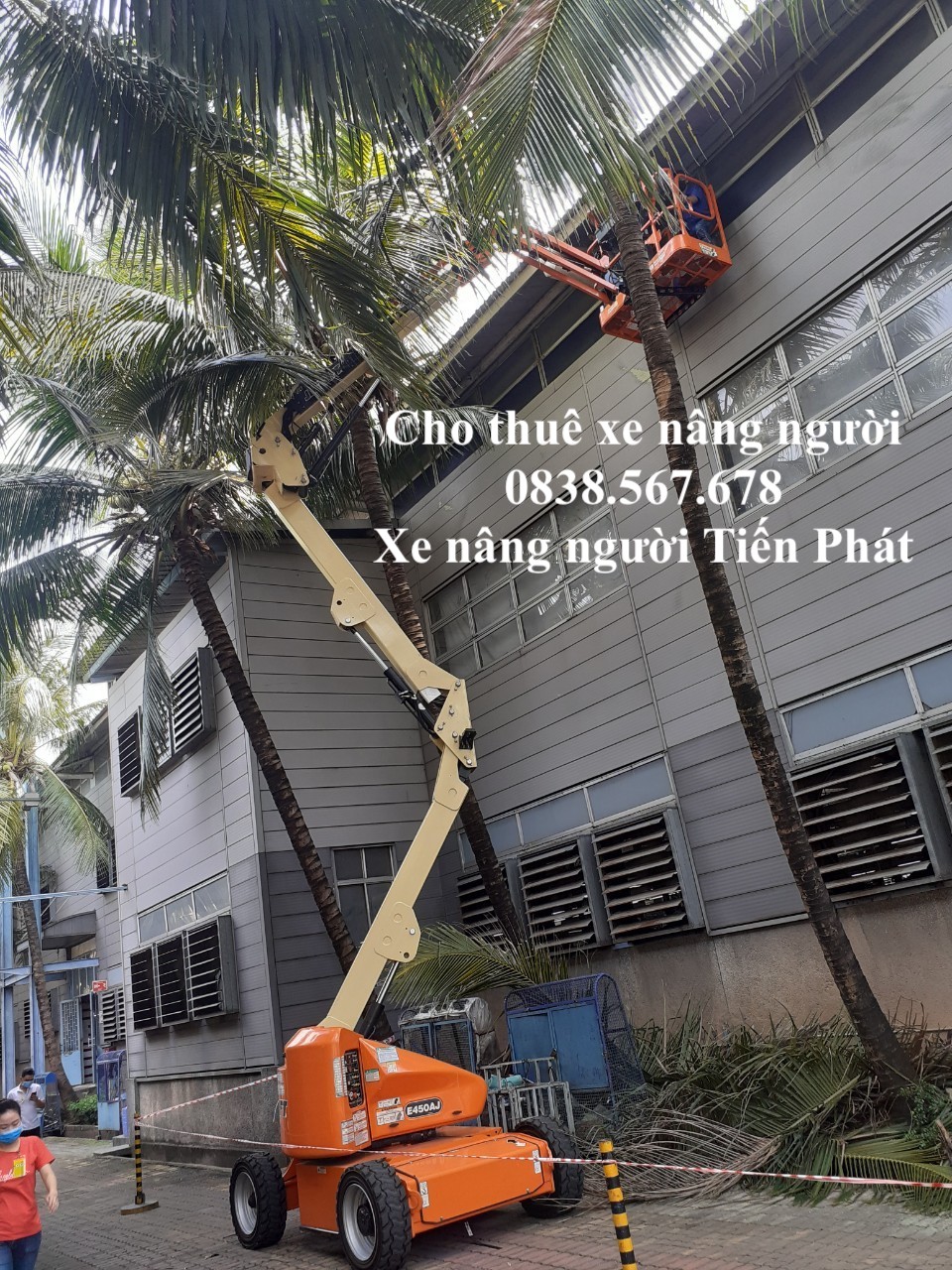 16m Làm việc dạng Boomlift chạy điện JLG E450AJ