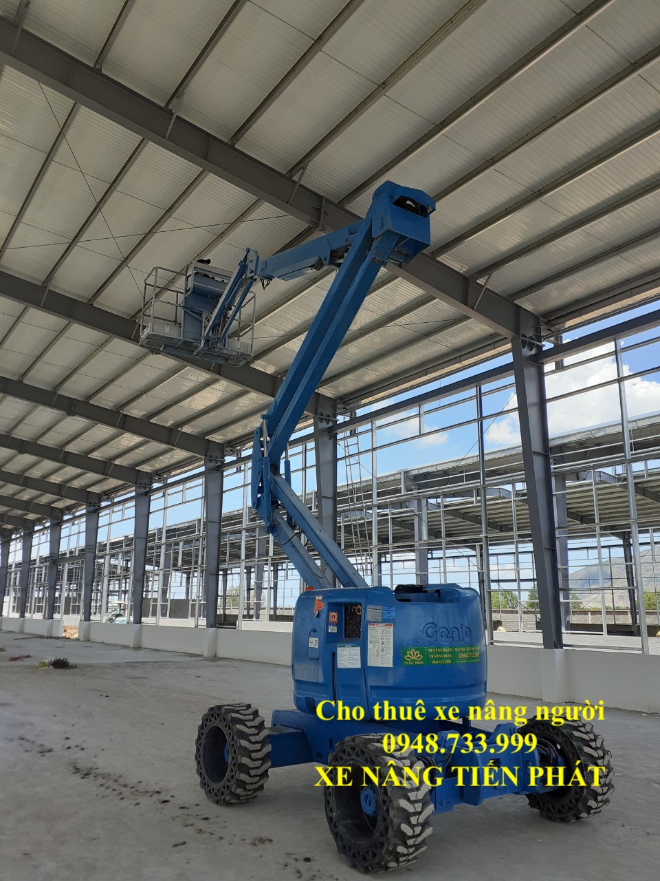 16m làm việc dạng Boomlift chạy dầu Genie Z45/25 J