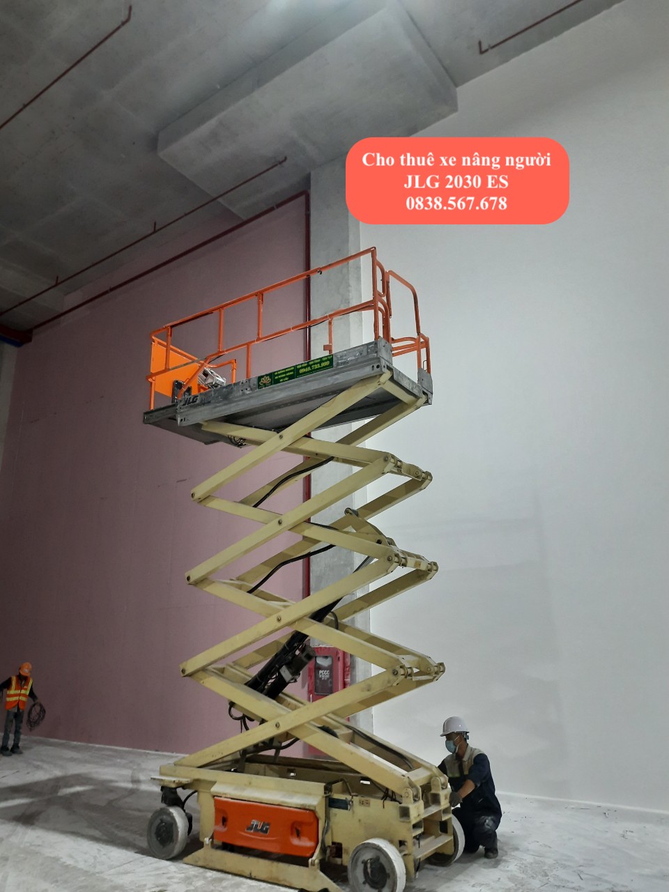 TP Rental - Cho thuê xe nâng người JLG 2646 ES
