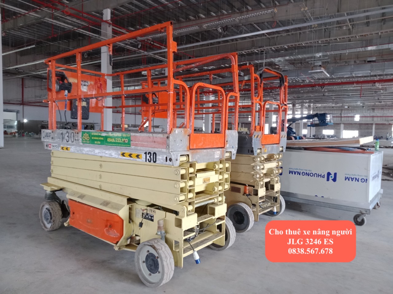 Cho thuê xe nâng người 12m JLG 3246 ES tại Bình Dương