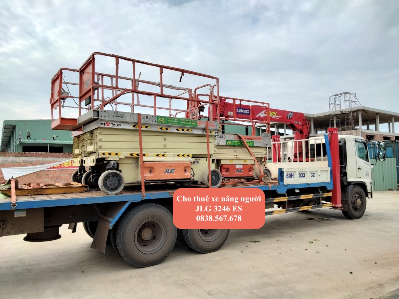 TP Rental - Cho thuê xe nâng người JLG 3246 ES